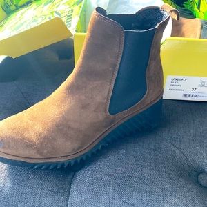 Fly suede ankle boots